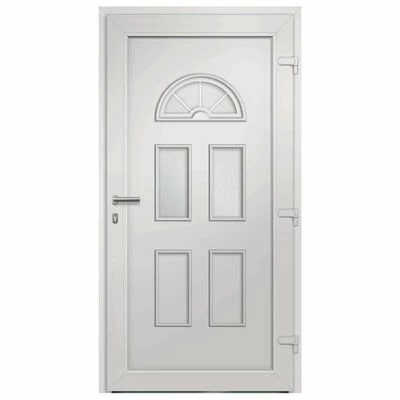 VidaXL Porte d'entrée Blanc 98x208 cm 7 VidaXL Porte d'entrée Blanc 98x208 cm – Image 5