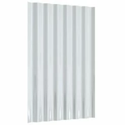 VidaXL Panneaux de toit 12 pcs Acier enduit de poudre Gris 60x36 cm -Matériaux de construction Soldes image 5 319124