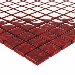 VidaXL Carreaux mosaïque 22 pcs Rouge 30x30 cm Verre 12 VidaXL Carreaux mosaïque 22 pcs Rouge 30x30 cm Verre -Matériaux de construction Soldes image 5 327306