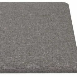 VidaXL Panneaux muraux 12 pcs Gris clair 30x15 cm Tissu 0,54 m² 12 VidaXL Panneaux muraux 12 pcs Gris clair 30x15 cm Tissu 0,54 m² -Matériaux de construction Soldes image 5 343761