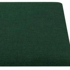 VidaXL Panneaux muraux 12 pcs Vert foncé 30x15 cm Tissu 0,54 m² 12 VidaXL Panneaux muraux 12 pcs Vert foncé 30x15 cm Tissu 0,54 m² -Matériaux de construction Soldes image 5 343765