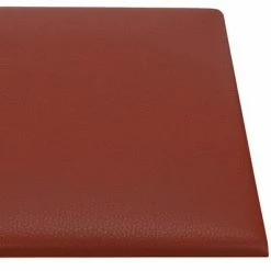 VidaXL Panneaux muraux 12pcs Rouge bordeaux 30x15 cm Similicuir 0,54m² -Matériaux de construction Soldes image 5 343776