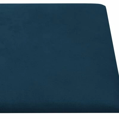 VidaXL Panneaux muraux 12 pcs Bleu 30x15 cm Velours 0,54 m² 7 VidaXL Panneaux muraux 12 pcs Bleu 30x15 cm Velours 0,54 m² – Image 5