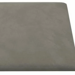 VidaXL Panneaux muraux 12 pcs Gris clair 30x15 cm Velours 0,54 m² 12 VidaXL Panneaux muraux 12 pcs Gris clair 30x15 cm Velours 0,54 m² -Matériaux de construction Soldes image 5 343779