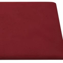VidaXL Panneaux muraux 12 pcs Rouge bordeaux 30x15 cm Velours 0,54 m² -Matériaux de construction Soldes image 5 343783