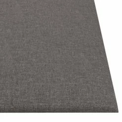 VidaXL Panneaux muraux 12 pcs Gris clair 30x30 cm Tissu 1,08 m² -Matériaux de construction Soldes image 5 343789