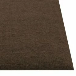 VidaXL Panneaux muraux 12 pcs Marron 30x30 cm Tissu 1,08 m² -Matériaux de construction Soldes image 5 343791