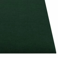 VidaXL Panneaux muraux 12 pcs Vert foncé 30x30 cm Tissu 1,08 m² -Matériaux de construction Soldes image 5 343793