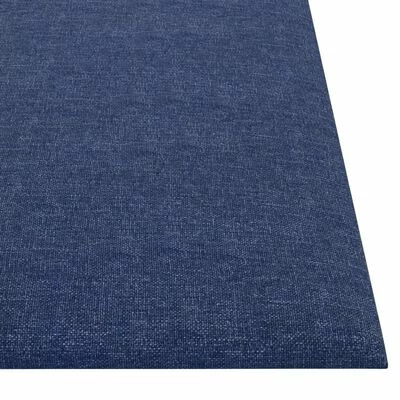 VidaXL Panneaux muraux 12 pcs Bleu 30x30 cm Tissu 1,08 m² 7 VidaXL Panneaux muraux 12 pcs Bleu 30x30 cm Tissu 1,08 m² – Image 5