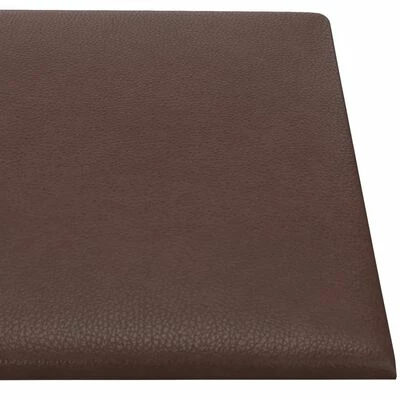 VidaXL Panneaux muraux 12 pcs Marron 30x30 cm Similicuir 1,08 m² 7 VidaXL Panneaux muraux 12 pcs Marron 30x30 cm Similicuir 1,08 m² – Image 5