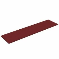 VidaXL Panneaux muraux 12 pcs Rouge bordeaux 60x15 cm Tissu 1,08 m² -Matériaux de construction Soldes image 5 343820