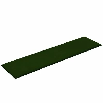 VidaXL Panneaux muraux 12 pcs Vert foncé 60x15 cm Velours 1,08 m² 7 VidaXL Panneaux muraux 12 pcs Vert foncé 60x15 cm Velours 1,08 m² – Image 5
