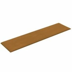 VidaXL Panneaux muraux 12 pcs Marron 60x15 cm Velours 1,08 m² -Matériaux de construction Soldes image 5 343842