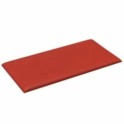 VidaXL Panneaux muraux 12 pcs Rouge 60x30 cm Similicuir 2,16 m² -Matériaux de construction Soldes image 5 343857