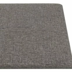 VidaXL Panneaux muraux 12 pcs Gris clair 90x15 cm Tissu 1,62 m² 12 VidaXL Panneaux muraux 12 pcs Gris clair 90x15 cm Tissu 1,62 m² -Matériaux de construction Soldes image 5 343873