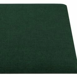 VidaXL Panneaux muraux 12 pcs Vert foncé 90x15 cm Tissu 1,62 m² 12 VidaXL Panneaux muraux 12 pcs Vert foncé 90x15 cm Tissu 1,62 m² -Matériaux de construction Soldes image 5 343877