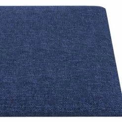 VidaXL Panneaux muraux 12 pcs Bleu 90x15 cm Tissu 1,62 m² 12 VidaXL Panneaux muraux 12 pcs Bleu 90x15 cm Tissu 1,62 m² -Matériaux de construction Soldes image 5 343882