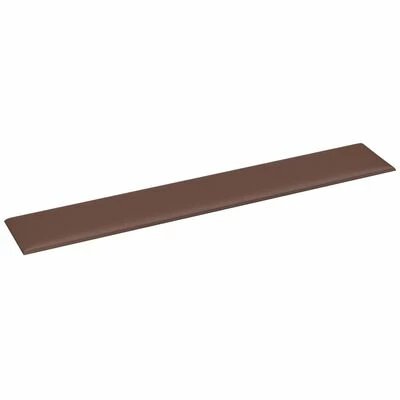 VidaXL Panneaux muraux 12 pcs Marron 90x15 cm Similicuir 1,62 m² 7 VidaXL Panneaux muraux 12 pcs Marron 90x15 cm Similicuir 1,62 m² – Image 5
