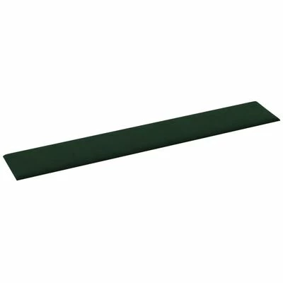 VidaXL Panneaux muraux 12 pcs Vert foncé 90x15 cm Velours 1,62 m² 7 VidaXL Panneaux muraux 12 pcs Vert foncé 90x15 cm Velours 1,62 m² – Image 5