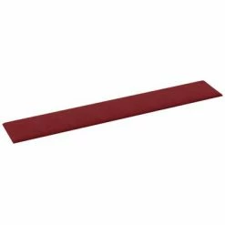 VidaXL Panneaux muraux 12 pcs Rouge bordeaux 90x15 cm Velours 1,62 m² -Matériaux de construction Soldes image 5 343895