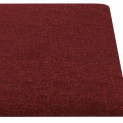 VidaXL Panneaux muraux 12 pcs Rouge bordeaux 90x30 cm Tissu 3,24 m² 12 VidaXL Panneaux muraux 12 pcs Rouge bordeaux 90x30 cm Tissu 3,24 m² -Matériaux de construction Soldes image 5 343904
