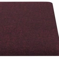 VidaXL Panneaux muraux 12 pcs Violet 90x30 cm Tissu 3,24 m² -Matériaux de construction Soldes image 5 343906