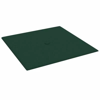 VidaXL Panneaux muraux 12 pcs Vert foncé 30x30 cm Tissu 1,08 m² 7 VidaXL Panneaux muraux 12 pcs Vert foncé 30x30 cm Tissu 1,08 m² – Image 5