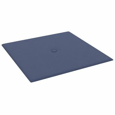 VidaXL Panneaux muraux 12 pcs Bleu 30x30 cm Tissu 1,08 m² 7 VidaXL Panneaux muraux 12 pcs Bleu 30x30 cm Tissu 1,08 m² – Image 5