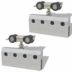 VidaXL Porte coulissante Verre et aluminium 178 cm Argenté 12 VidaXL Porte coulissante Verre et aluminium 178 cm Argenté -Matériaux de construction Soldes image 5 60266