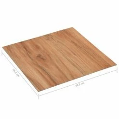 VidaXL Planches de plancher autoadhésives 5,11 m² PVC Bois clair -Matériaux de construction Soldes image 6 146242