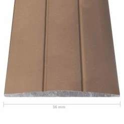 VidaXL Profils de sol 5 pcs Aluminium 134 cm Marron -Matériaux de construction Soldes image 6 146819