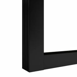 VidaXL Porte coulissante Aluminium et verre ESG 90x205 cm Noir -Matériaux de construction Soldes image 6 149480