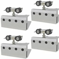 VidaXL Porte double coulissante Verre -Matériaux de construction Soldes image 6 273735