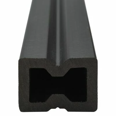 VidaXL Panneaux de terrasse WPC avec accessoires 25 m² 4 m Anthracite 8 VidaXL Panneaux de terrasse WPC avec accessoires 25 m² 4 m Anthracite – Image 6