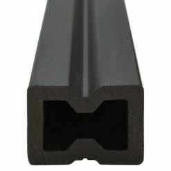 VidaXL Panneaux de terrasse solides et accessoires WPC 10 m² 4 m Noir -Matériaux de construction Soldes image 6 275696