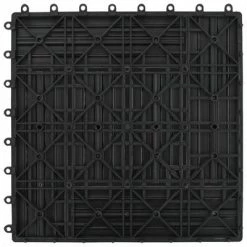 VidaXL Carreaux de terrasse 22 pcs 30 x 30 cm 2 m² WPC Gris 13 VidaXL Carreaux de terrasse 22 pcs 30 x 30 cm 2 m² WPC Gris -Matériaux de construction Soldes image 6 277799