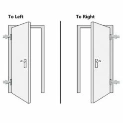 3057563 vidaXL Front Door White 108x200 cm (147140+203899) -Matériaux de construction Soldes image 6 3057563