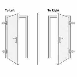 VidaXL Porte d'entrée Blanc 98x200 cm -Matériaux de construction Soldes image 6 3057566