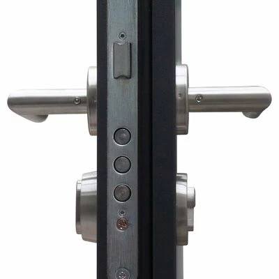 VidaXL Porte d'entrée Aluminium Anthracite 110x207,5 cm 8 VidaXL Porte d'entrée Aluminium Anthracite 110x207,5 cm – Image 6