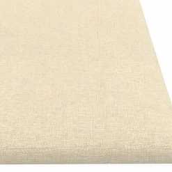 VidaXL Panneaux muraux 12 pcs Crème 60x15 cm Tissu 1,08 m² -Matériaux de construction Soldes image 6 343816