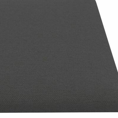 VidaXL Panneaux muraux 12 pcs Gris foncé 60x15 cm Tissu 1,08 m² 8 VidaXL Panneaux muraux 12 pcs Gris foncé 60x15 cm Tissu 1,08 m² – Image 6