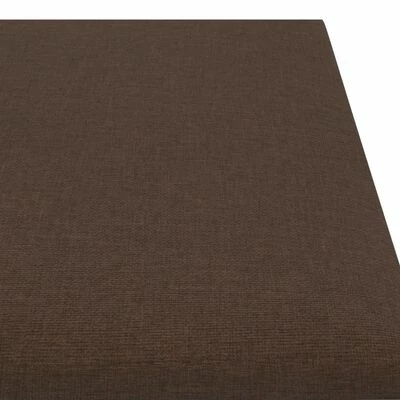 VidaXL Panneaux muraux 12 pcs Marron 60x15 cm Tissu 1,08 m² 8 VidaXL Panneaux muraux 12 pcs Marron 60x15 cm Tissu 1,08 m² – Image 6