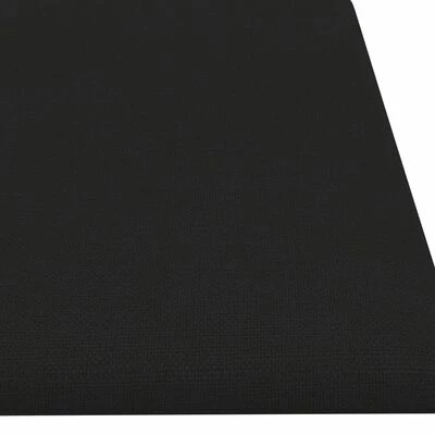 VidaXL Panneaux muraux 12 pcs Noir 60x15 cm Tissu 1,08 m² 8 VidaXL Panneaux muraux 12 pcs Noir 60x15 cm Tissu 1,08 m² – Image 6