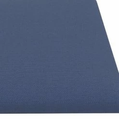 VidaXL Panneaux muraux 12 pcs Bleu 60x15 cm Tissu 1,08 m² -Matériaux de construction Soldes image 6 343826