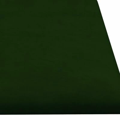 VidaXL Panneaux muraux 12 pcs Vert foncé 60x15 cm Velours 1,08 m² 8 VidaXL Panneaux muraux 12 pcs Vert foncé 60x15 cm Velours 1,08 m² – Image 6