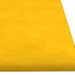 VidaXL Panneaux muraux 12 pcs Jaune 60x15 cm Velours 1,08 m² -Matériaux de construction Soldes image 6 343841