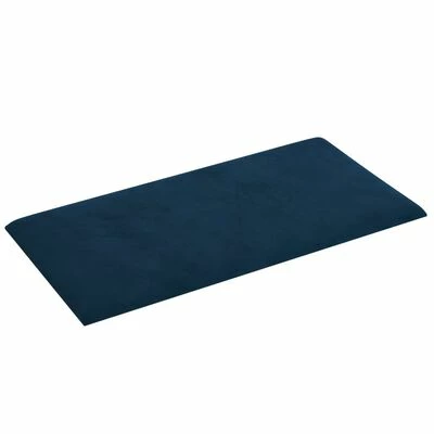 VidaXL Panneaux muraux 12 pcs Bleu 60x30 cm Velours 2,16 m² 8 VidaXL Panneaux muraux 12 pcs Bleu 60x30 cm Velours 2,16 m² – Image 6