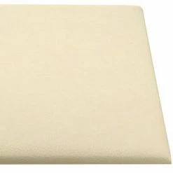 VidaXL Panneaux muraux 12 pcs Crème 90x30 cm Similicuir 3,24 m² -Matériaux de construction Soldes image 6 343912