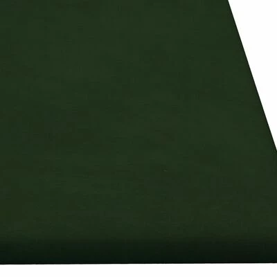 VidaXL Panneaux muraux 12 pcs Vert foncé 90x30 cm Velours 3,24 m² 8 VidaXL Panneaux muraux 12 pcs Vert foncé 90x30 cm Velours 3,24 m² – Image 6
