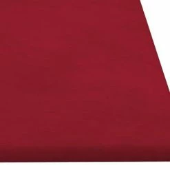 VidaXL Panneaux muraux 12 pcs Rouge bordeaux 90x30 cm Velours 3,24 m² -Matériaux de construction Soldes image 6 343923